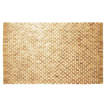 Woodblock Baderomsmatte 52x90 cm Teak