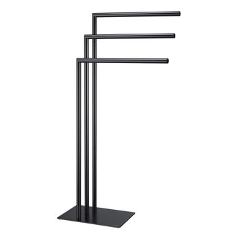 Tube håndklestativ 3-armet sort