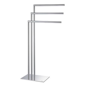Tube håndklestativ 3-armet krom