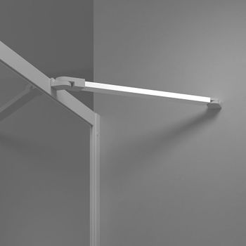 Contour støttestag 125cm matt hvit