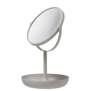 Brix 2-sidig bordspeil gråbeige