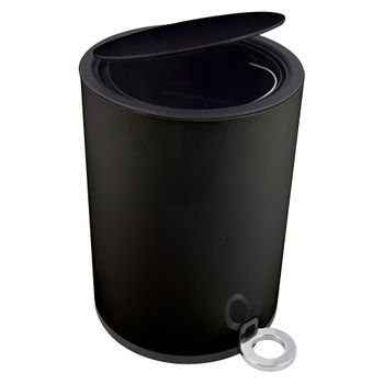Poppis avfallsbøtte 3L sort