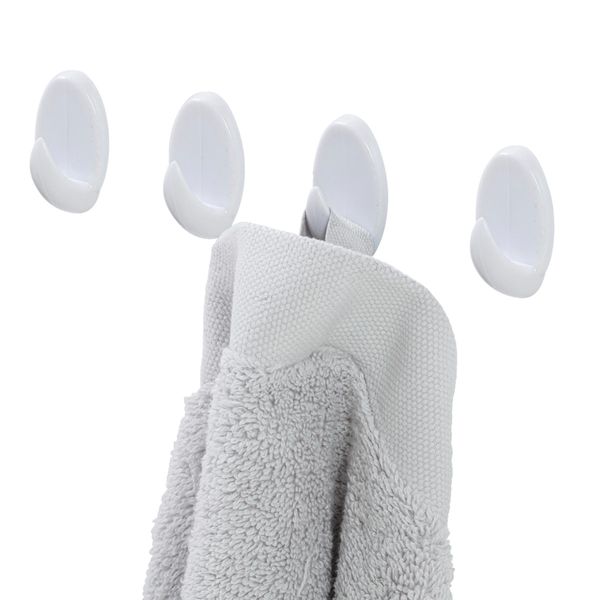 Baseline krok liten hvit plast