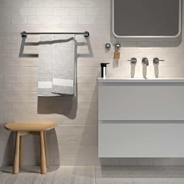 Noon håndklestang dobbel krom