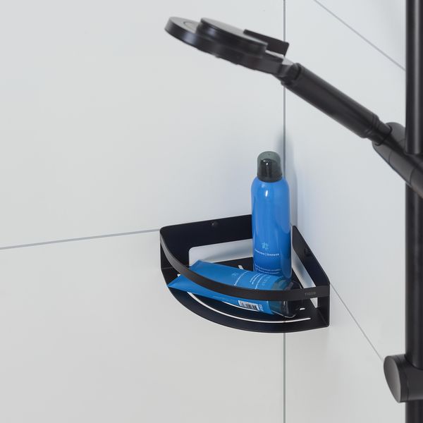 Caddy hjørnekurv mattsort liten