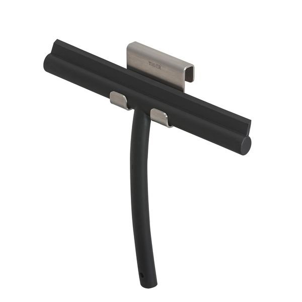 Caddy krok for glassvegg børstet stål