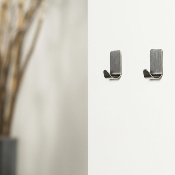 Basic krok mattbørstet 2stk