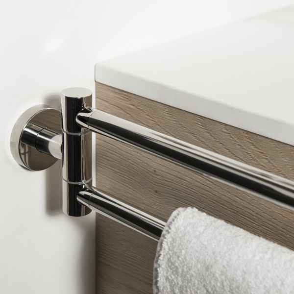 Boston håndklestang svingbar blankpolert