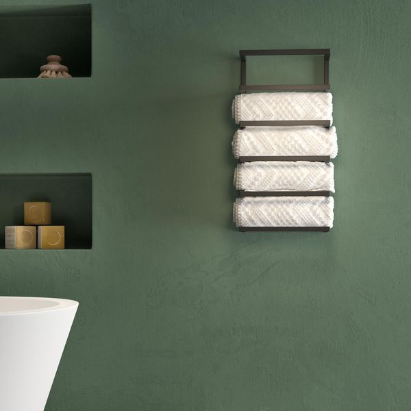 Carré håndklestang stor sort