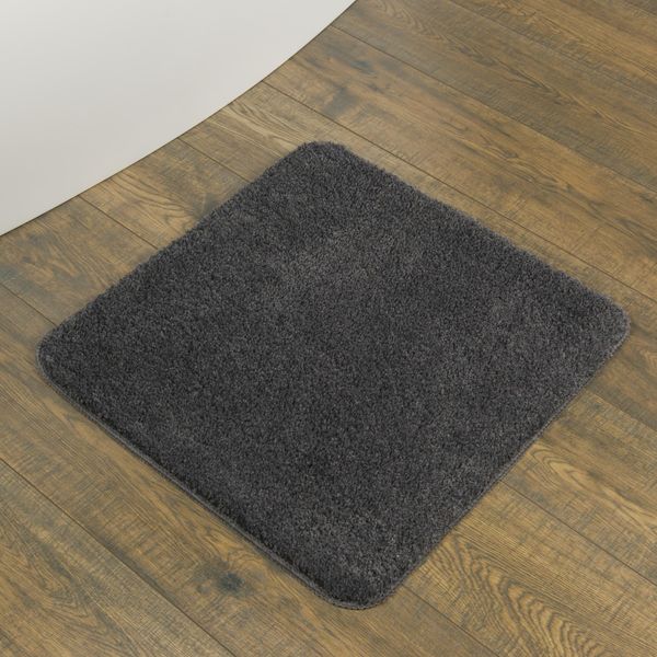 Angora badematte 60x60 grå