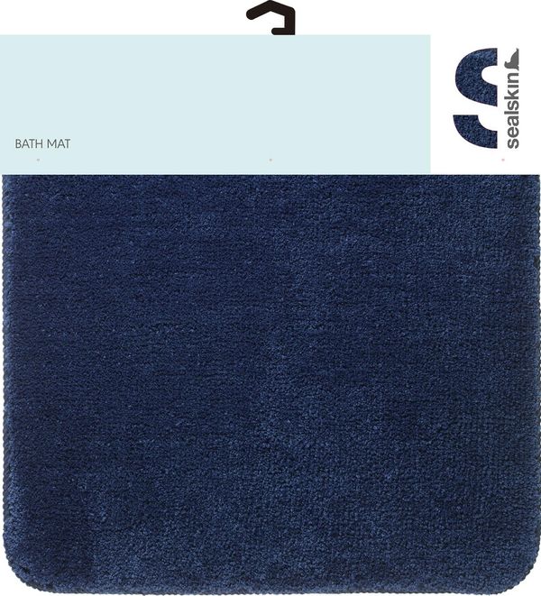 Angora badematte 60x60 blå