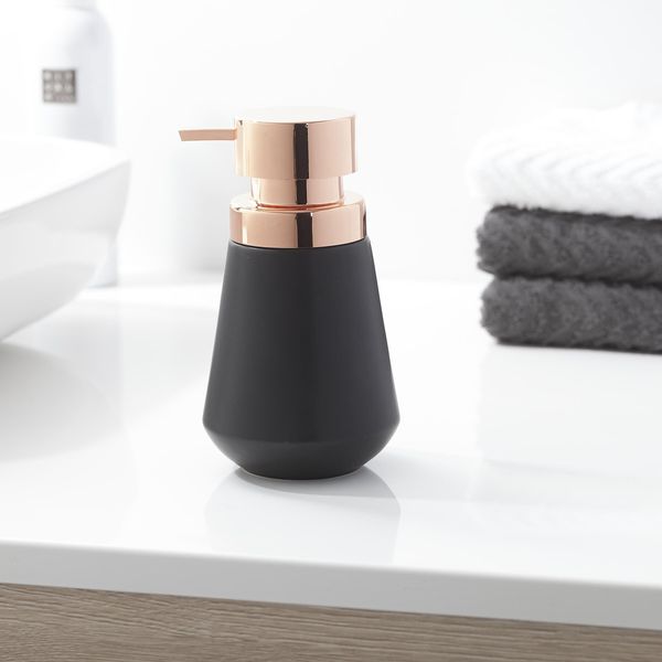 Conical såpedispenser 380 ml sort