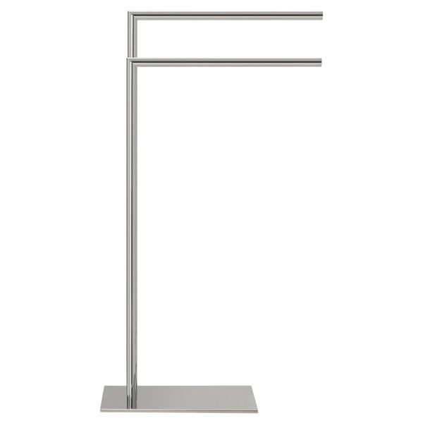 Tube håndklestativ 2-armet krom