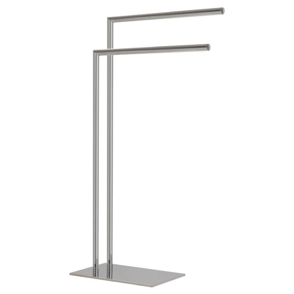 Tube håndklestativ 2-armet krom