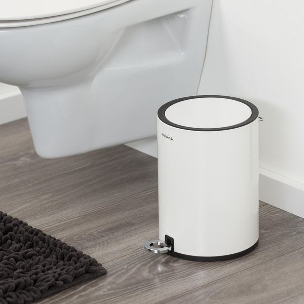 Industrial avfallsbøtte 3L hvit