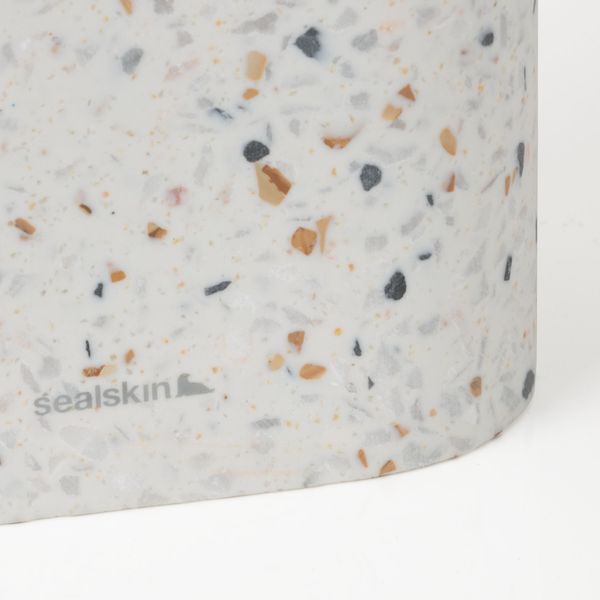 Blend tannbørstebeholder dobbel terrazzo