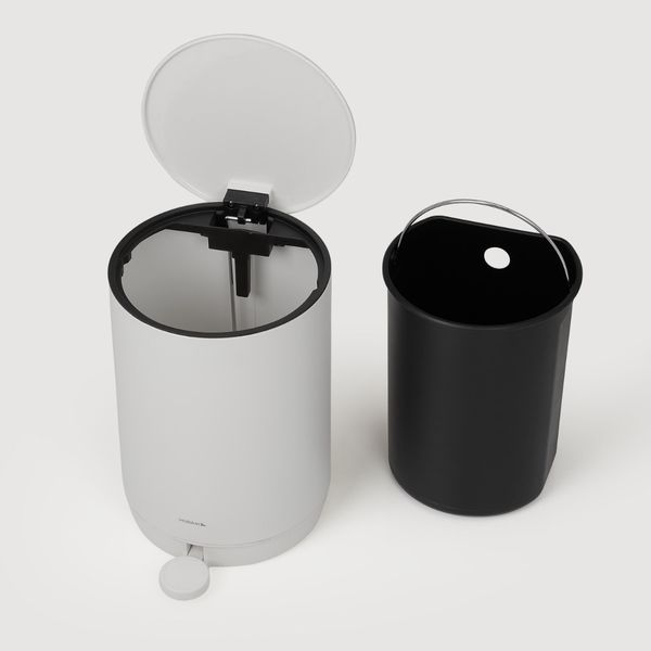 Mind avfallsbøtte 5L hvit