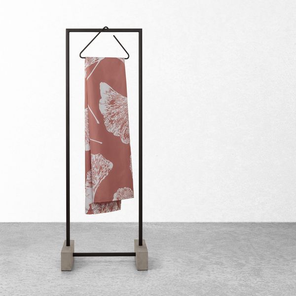 Mare dusjforheng 180x200 mørk rosa