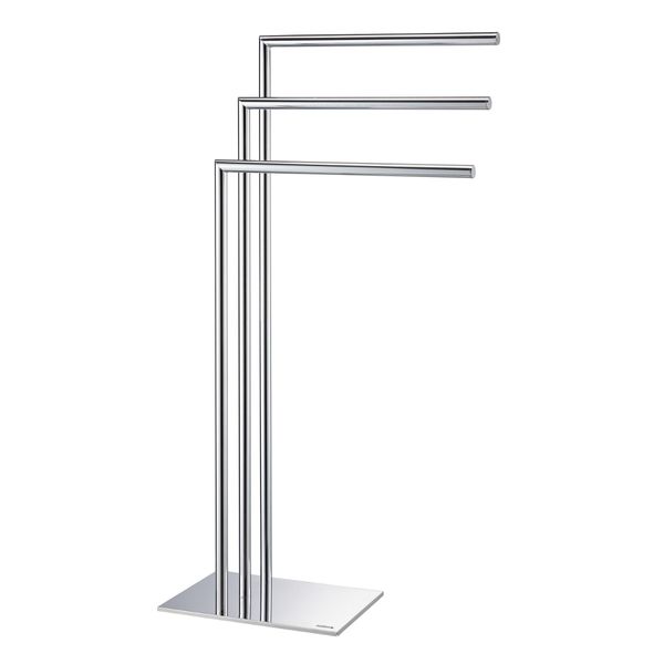 Tube håndklestativ 3-armet krom