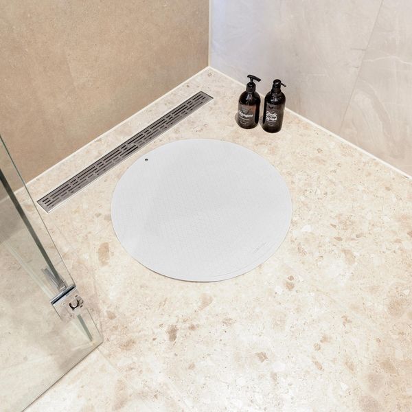 Rubelle antisklimatte Ø55 hvit