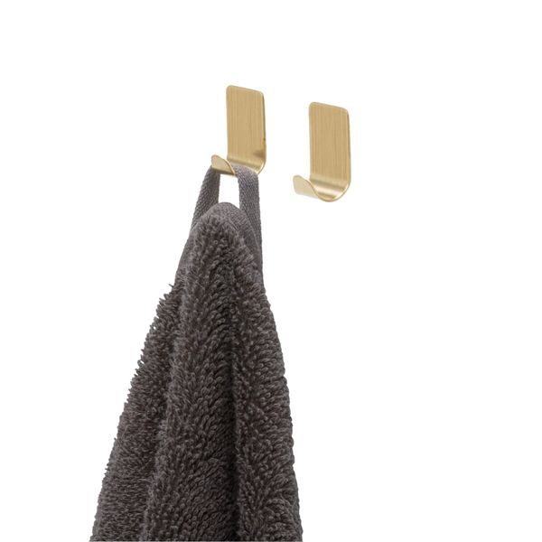 Basic krok børstet gull 2stk