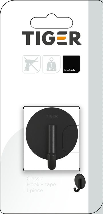 Classic krok matt sort