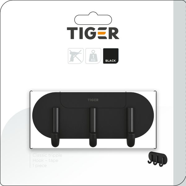 Classic krokrekke matt sort