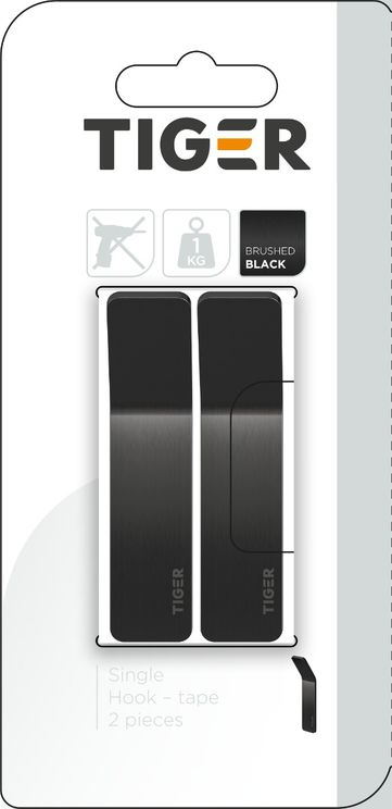 Single krok gun metal 2stk