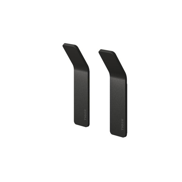 Single krok matt sort 2stk