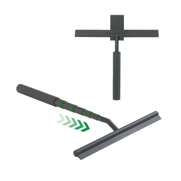 Senso dusjnal med teleskopskaft sort