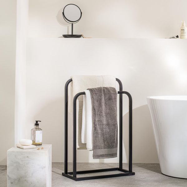 Brix håndklestativ sort