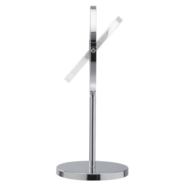 Industrial 2-sidig bordspeil krom