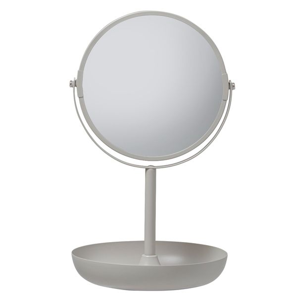 Brix 2-sidig bordspeil gråbeige