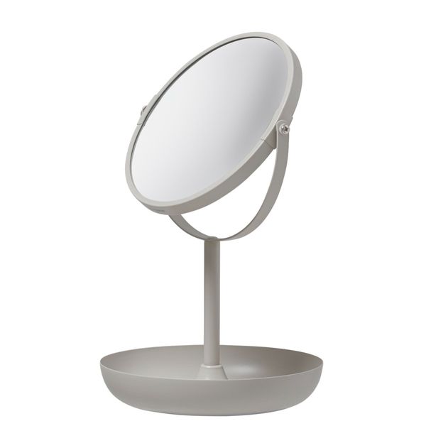 Brix 2-sidig bordspeil gråbeige