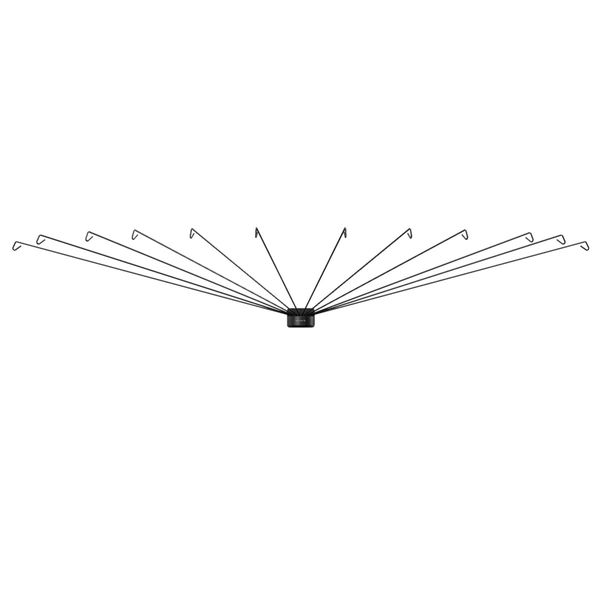 Swing dusjforhengstang sort