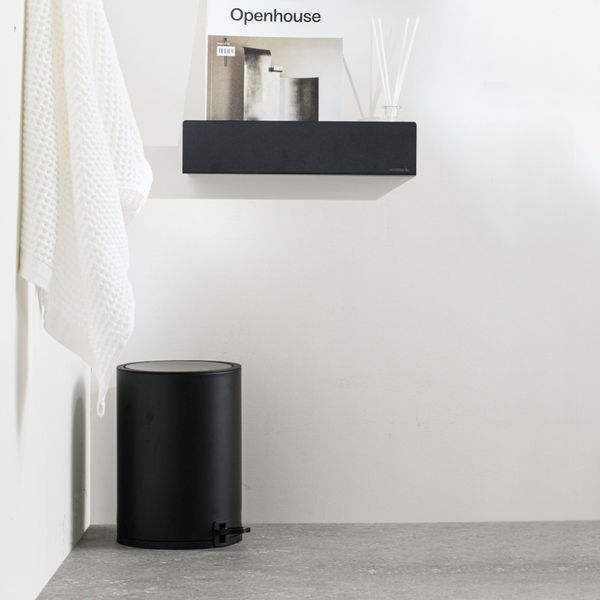 Industrial avfallsbøtte 3L sort