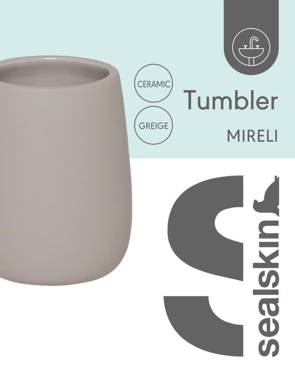 Mireli tannglass gråbeige