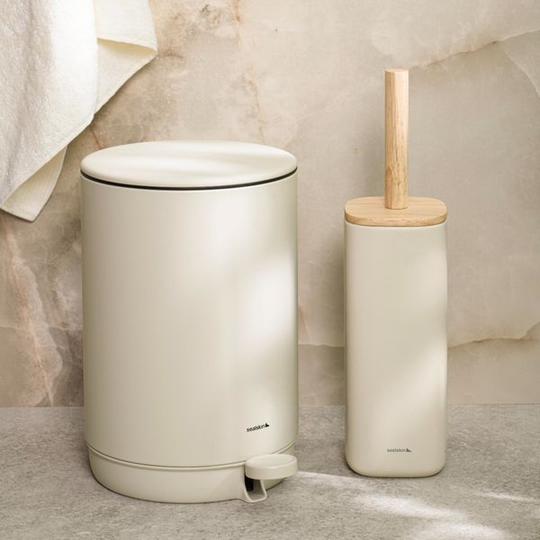 Mind avfallsbøtte 5L gråbeige