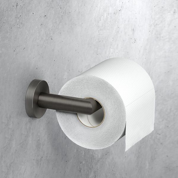 Nemox toalett- og reserverullholder gun metal